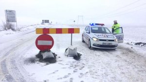 A fost închis și DN26, pe raza județului Galați. Circulația este închisă pe mai multe drumuri naționale din estul țării 